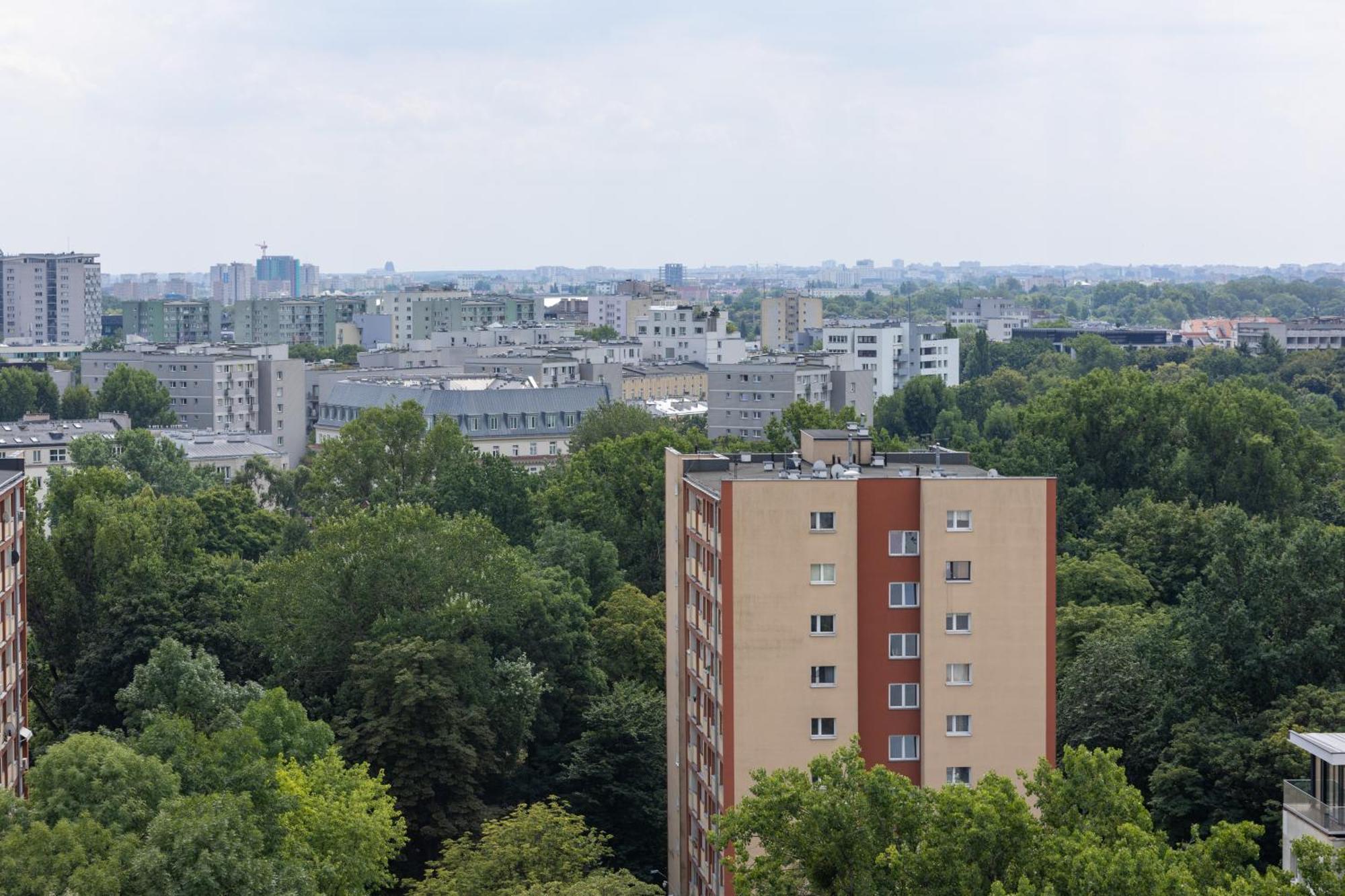 On The 15th Floor With A View Of The Panorama By Renters Butas Warsaw