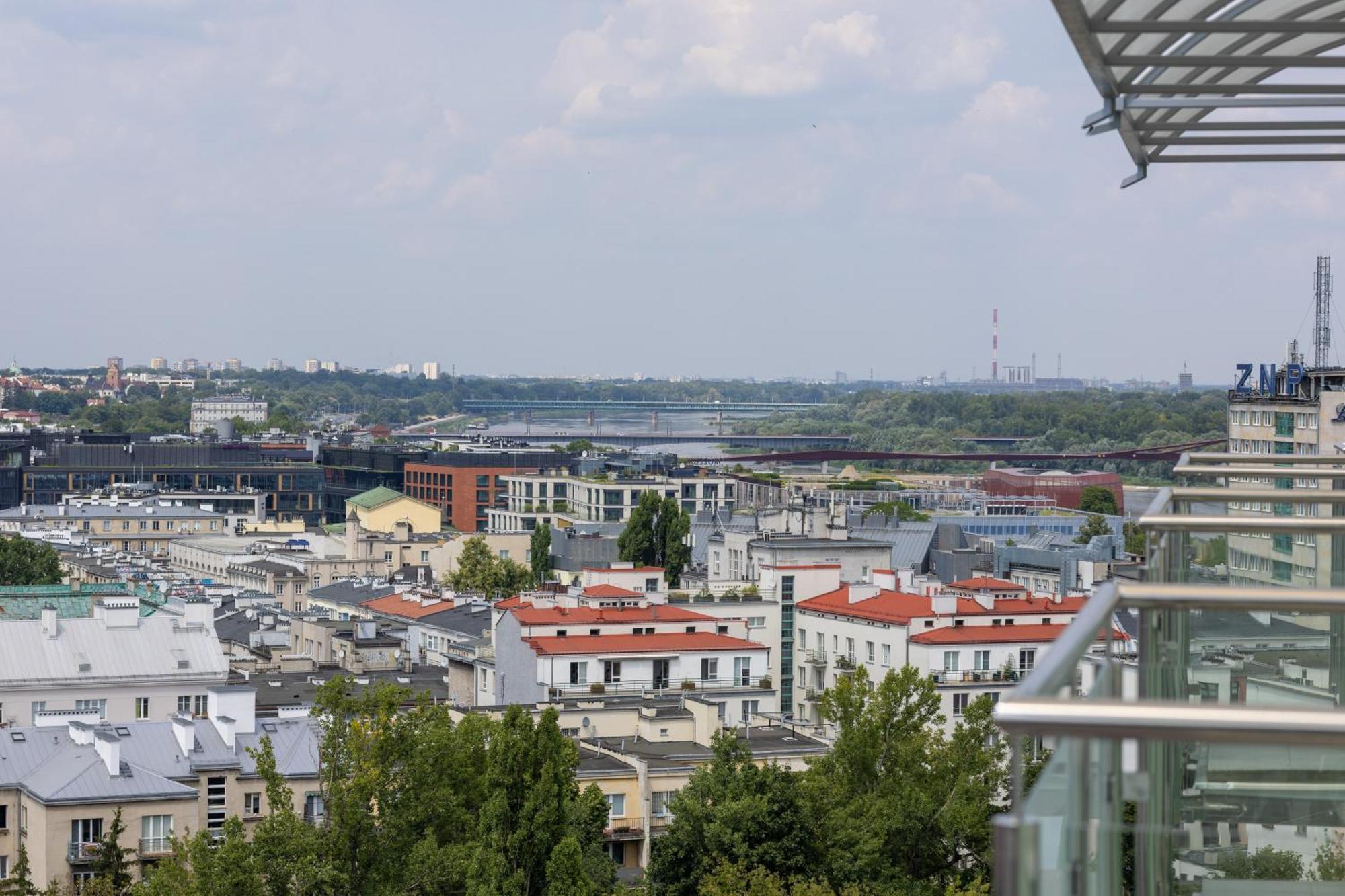 On The 15th Floor With A View Of The Panorama By Renters Butas Warsaw
