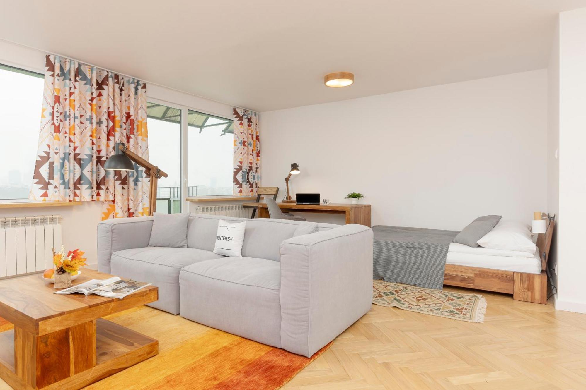 Butas On The 15th Floor With A View Of The Panorama By Renters Warsaw